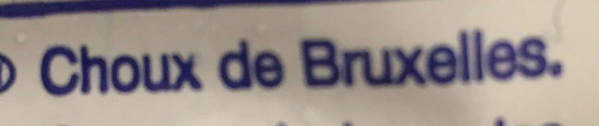 Auchan Choux de Bruxelles packshot