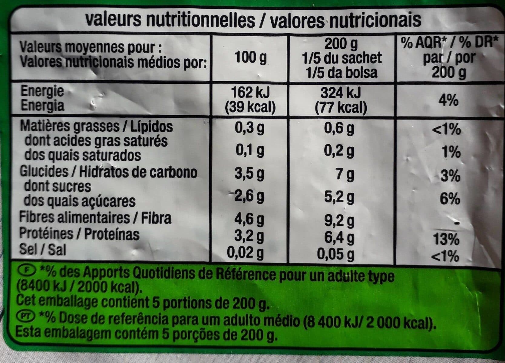 Auchan Choux de Bruxelles packshot