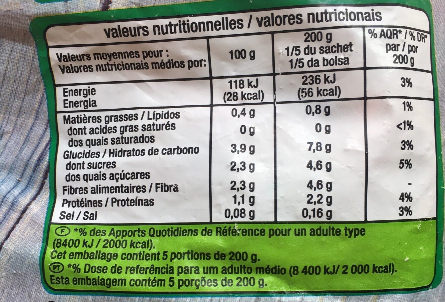Auchan Julienne de légumes packshot