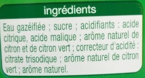 Auchan Soda Lemon limeGoût citron et citron vert packshot