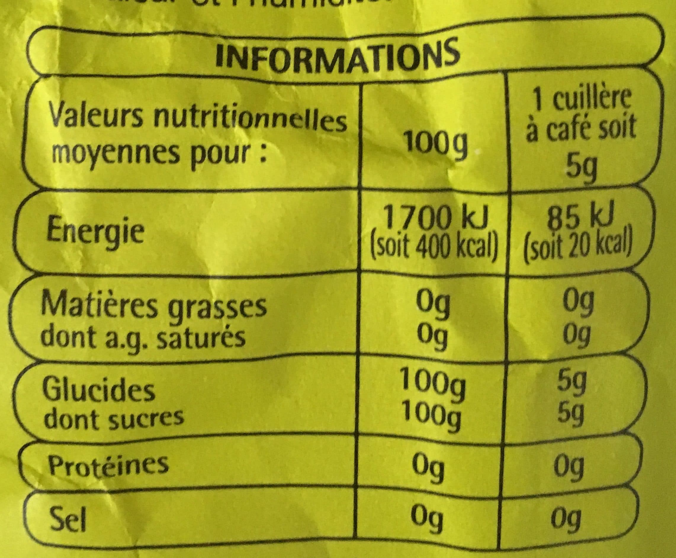 Auchan Sucre blanc en poudre packshot