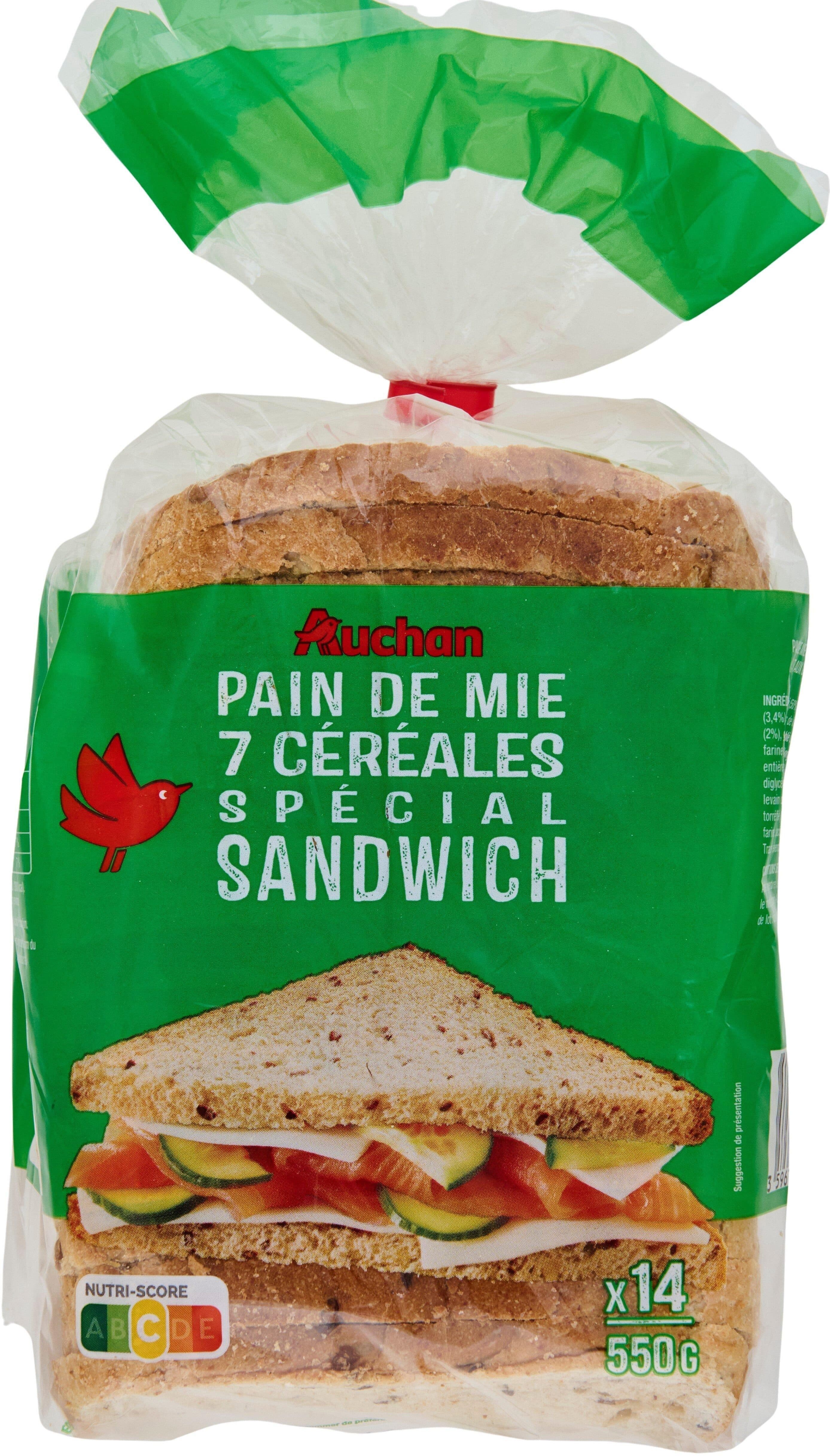 Auchan Special sandwich7 cereales packshot