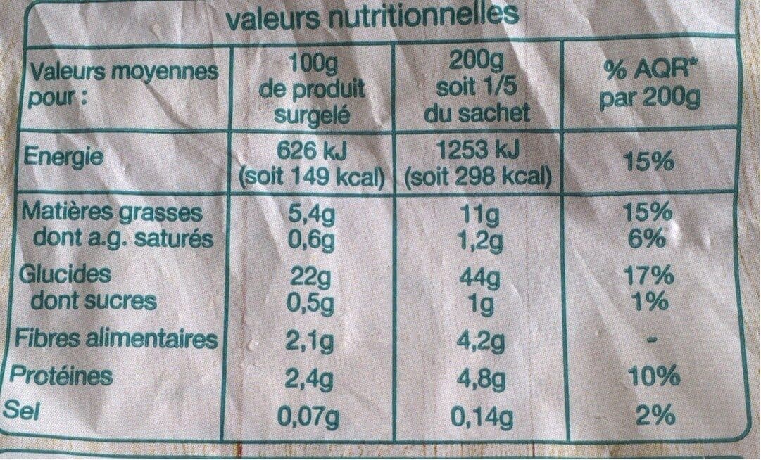 Auchan Frites extra fines packshot