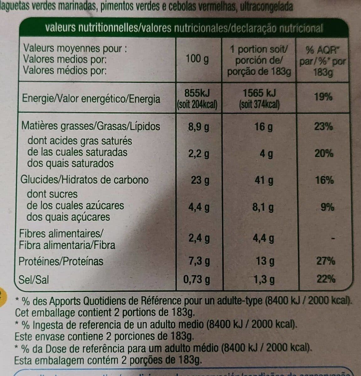 Auchan Pâte finequatre saisonsPoivrons, Tomates cerise, Piments, Oignons rouges packshot