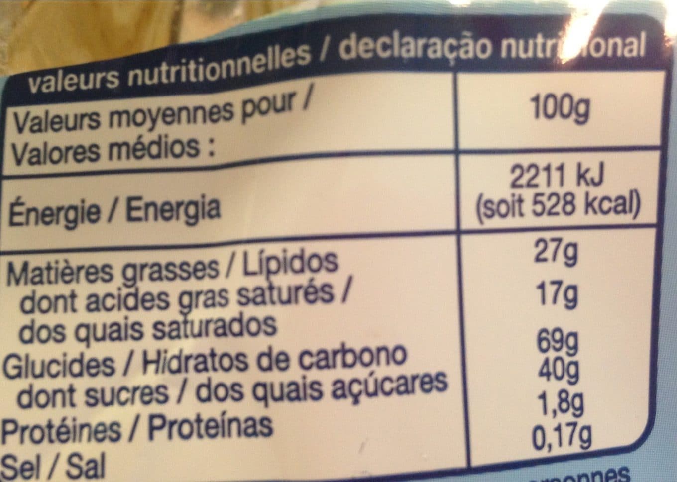 Auchan Gaufrettes vanille 125g sans gluten packshot