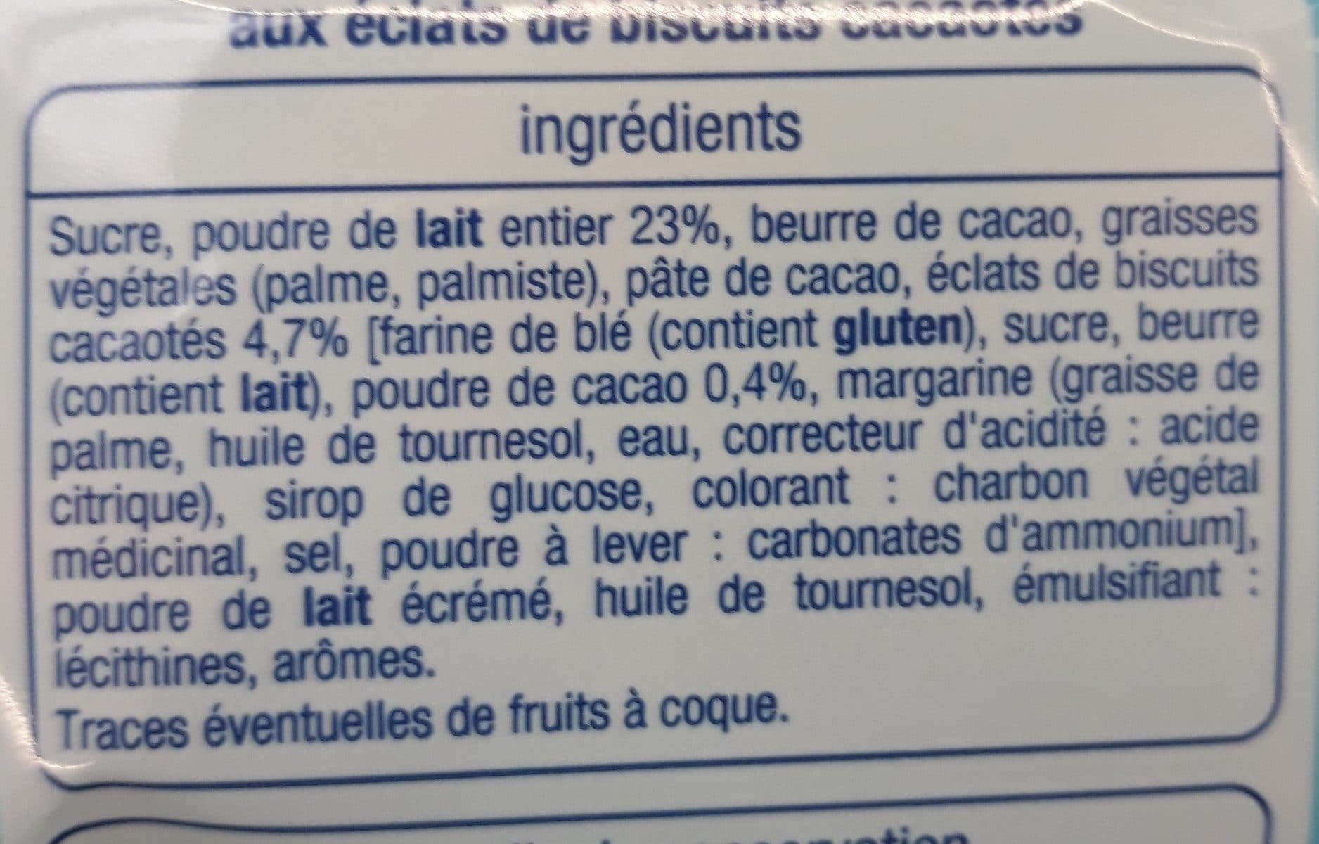 Vendome Œufs choco lait et éclats de biscuits packshot