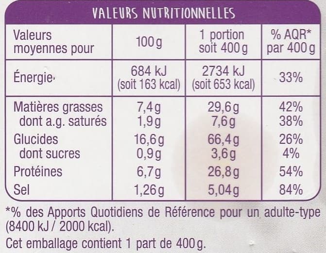 Auchan Paella poulet et fruits de mer packshot