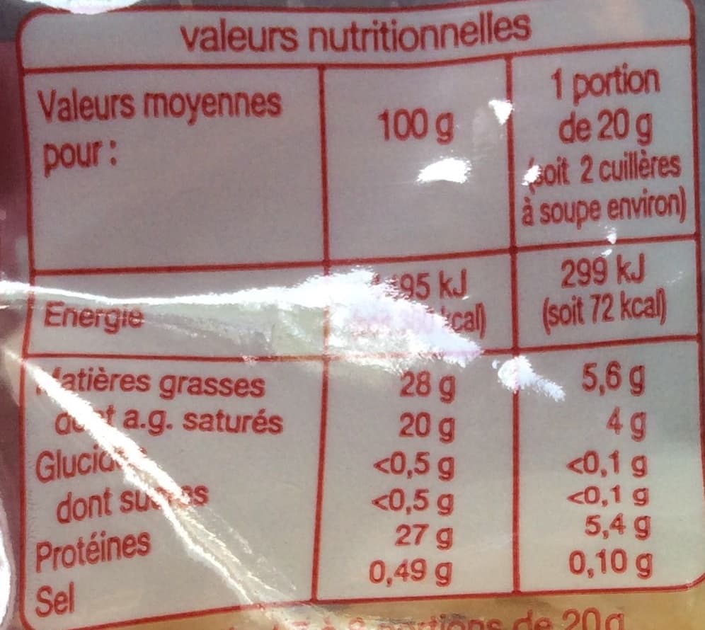 Auchan Emmental râpésel réduit de 30%**par rapport à un emmental râpé standard du marché packshot