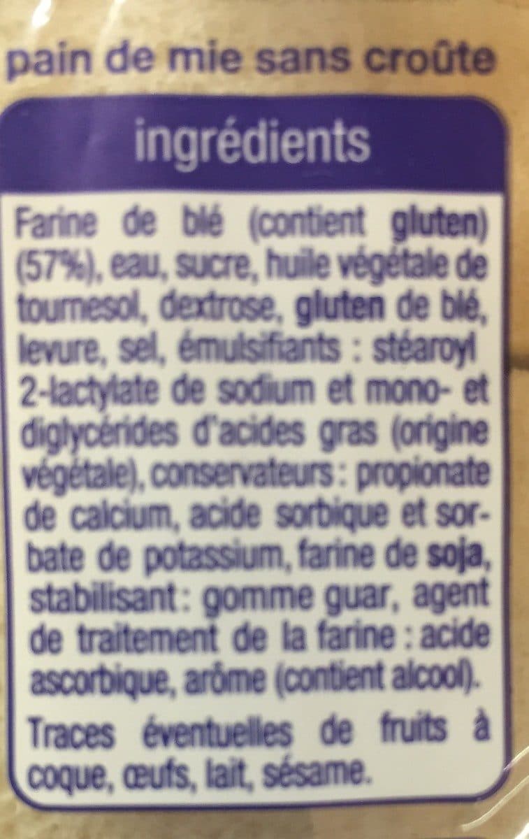 Auchan Carré de mie Nature packshot