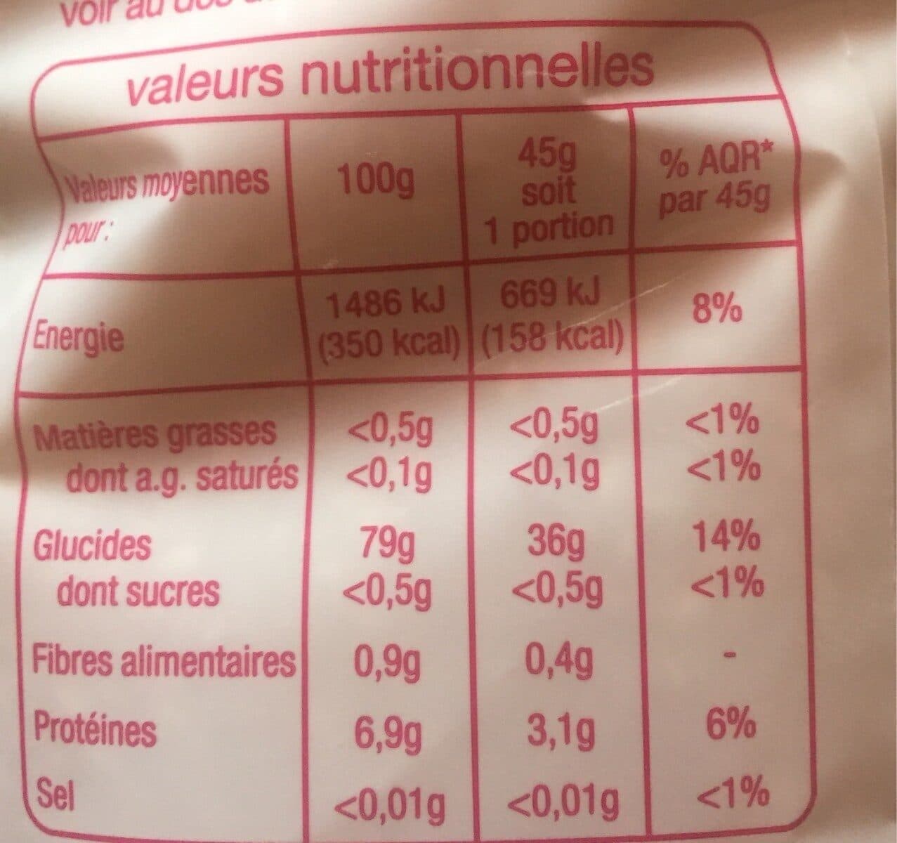 Auchan Riz Rond pour Dessert packshot