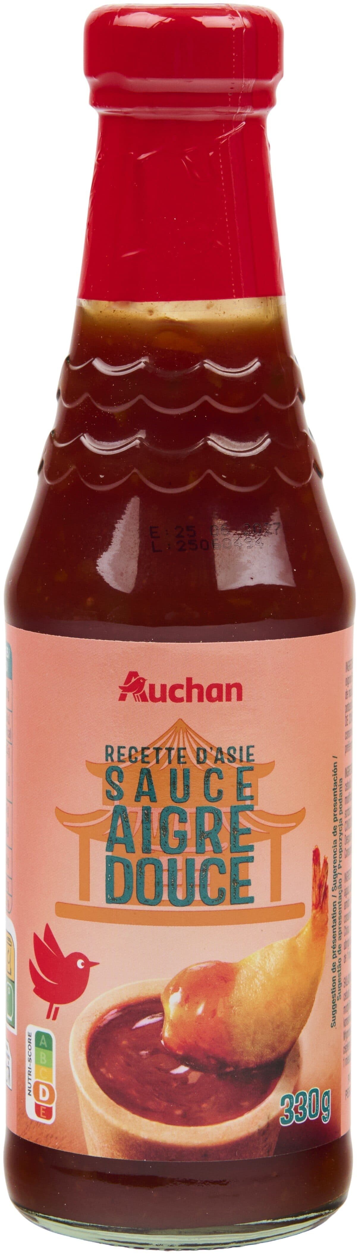 Auchan Recette d'Asie sauce aigre douce packshot
