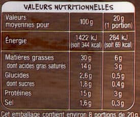 Auchan Mousse de Foie à l'Ancienne packshot