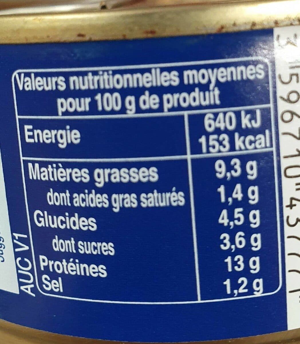 Auchan Miettes de thon à la tomate packshot