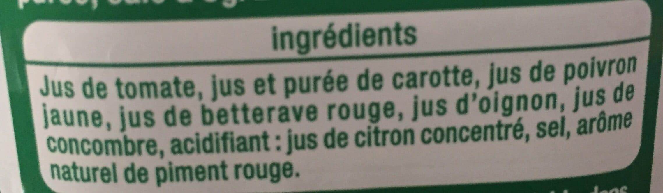 Auchan Jus de légumes packshot