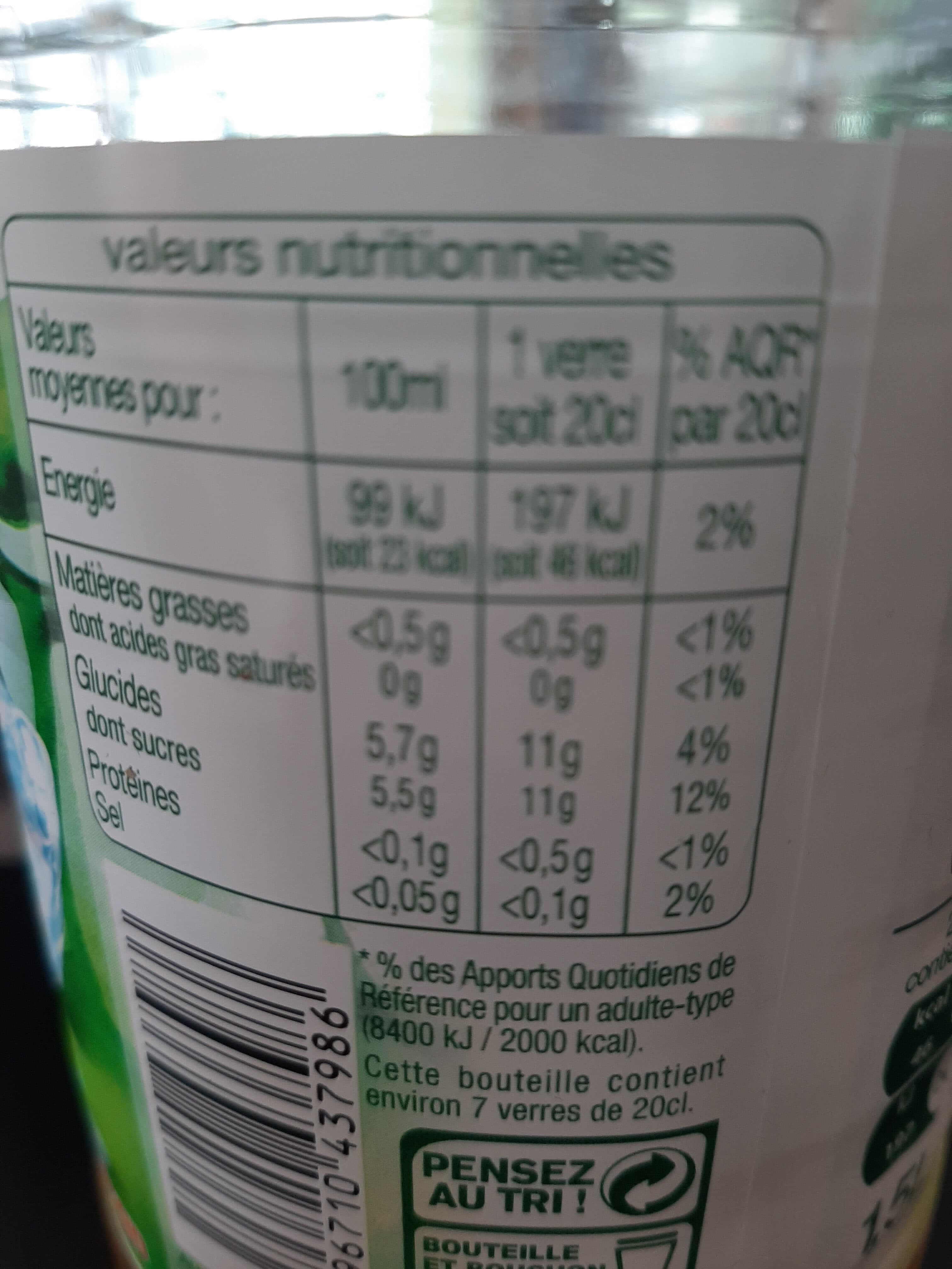 Auchan Thé glacé menthe - saveur menthe packshot