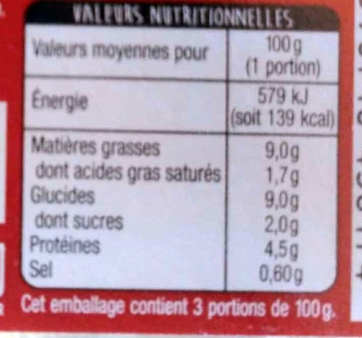 Auchan Montagnarde - pommes de terre - bacon et reblochon packshot