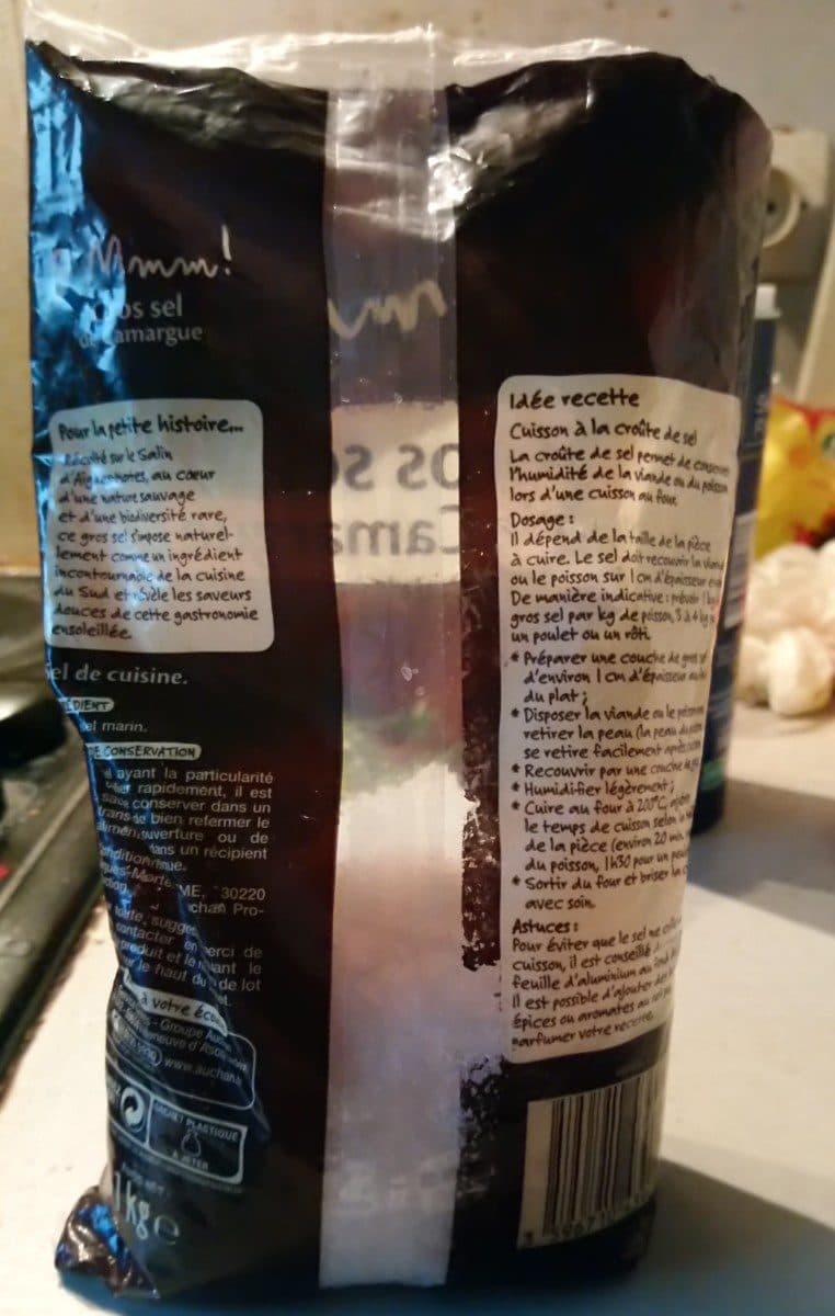 Auchan Gros sel de Camargue packshot