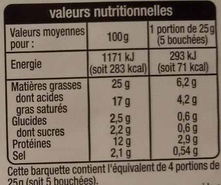 Auchan "Les Bouchées jambon fumé" ail et fines herbes packshot