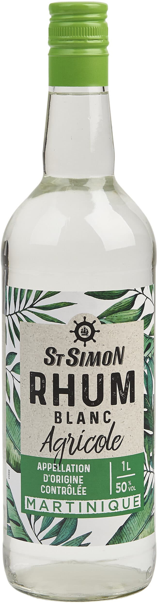 St Simon Rhum Blanc Agricole de la Martinique - Appellation d'Origine Contrôlée packshot