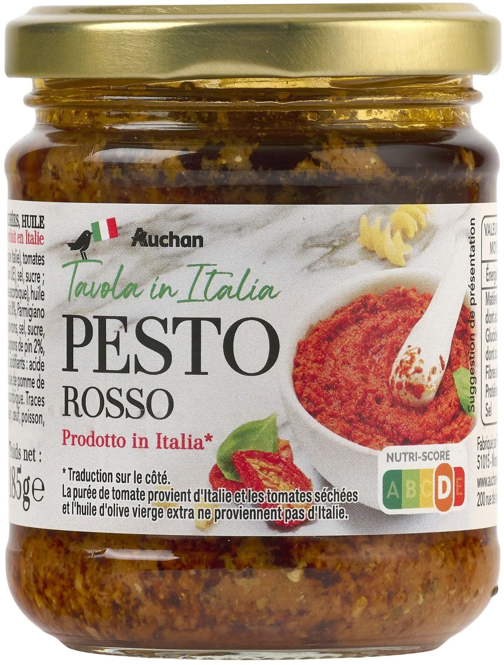 Auchan Pesto Rosso packshot