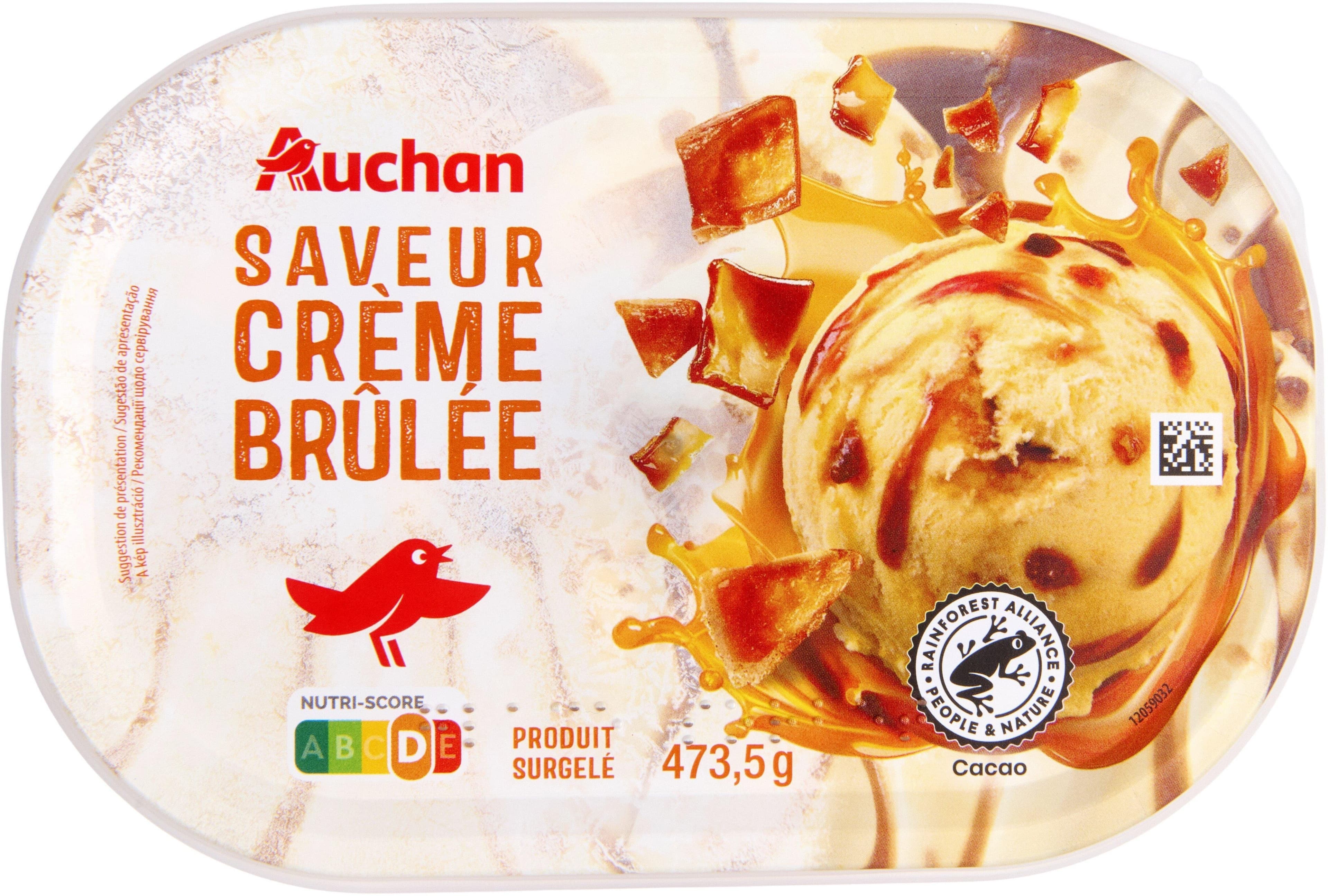 Auchan Saveur crème brûlée packshot