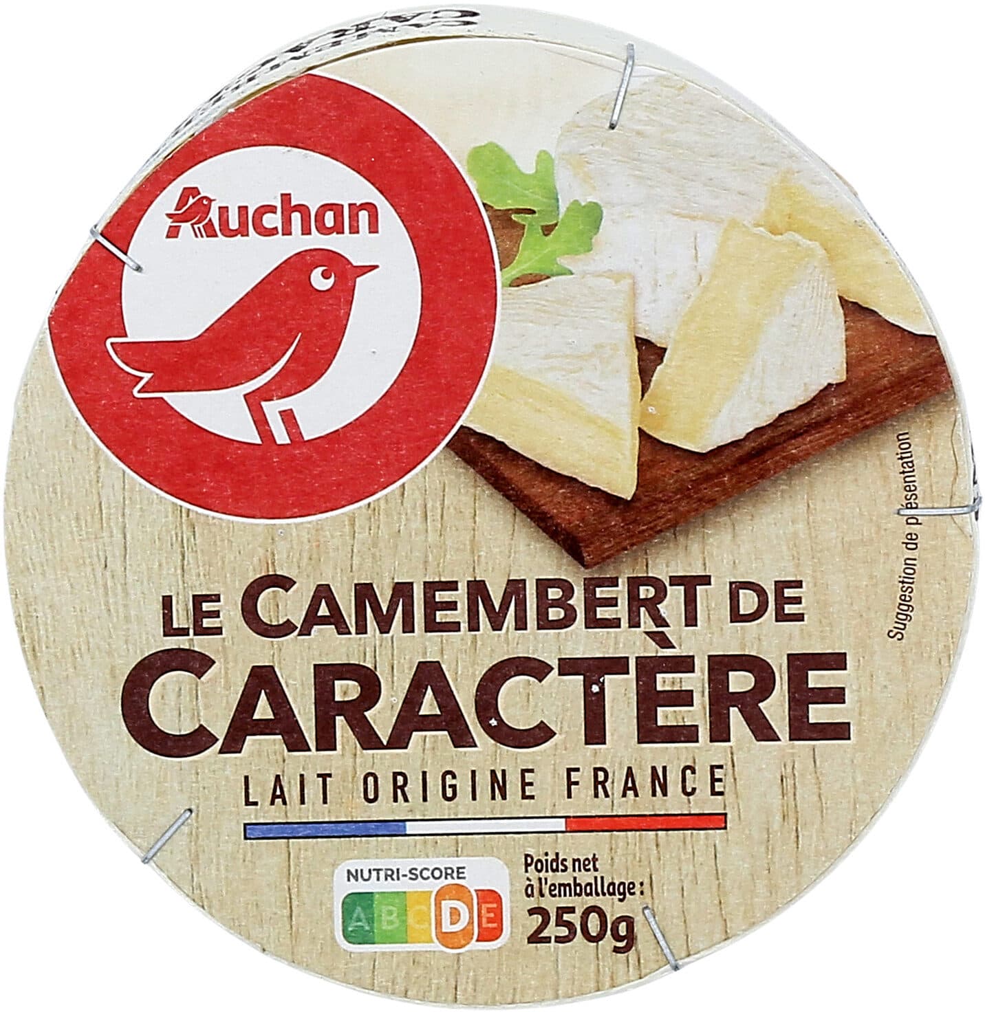 Auchan Le camembert de caractère packshot