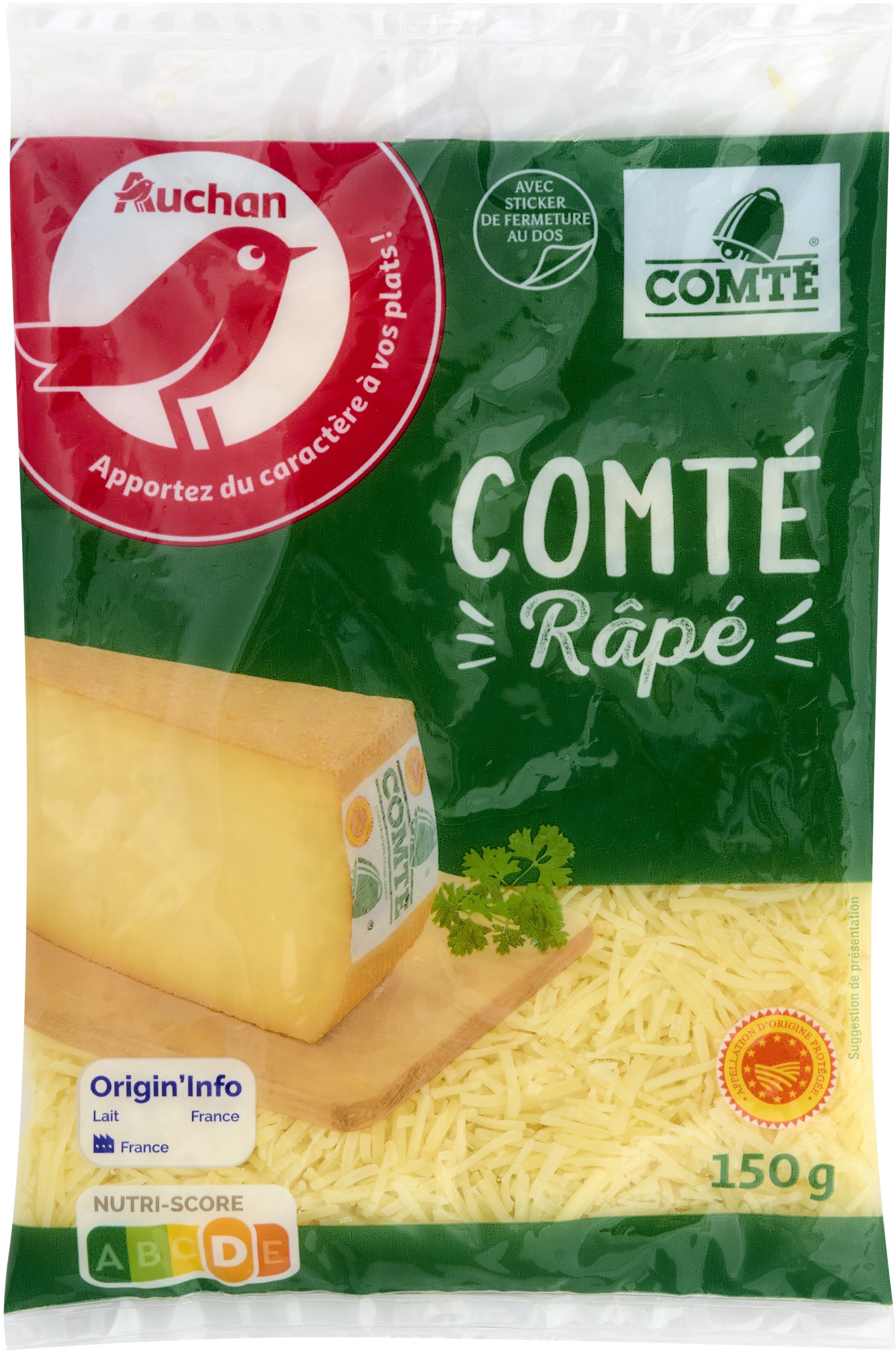 Auchan Comté râpé packshot