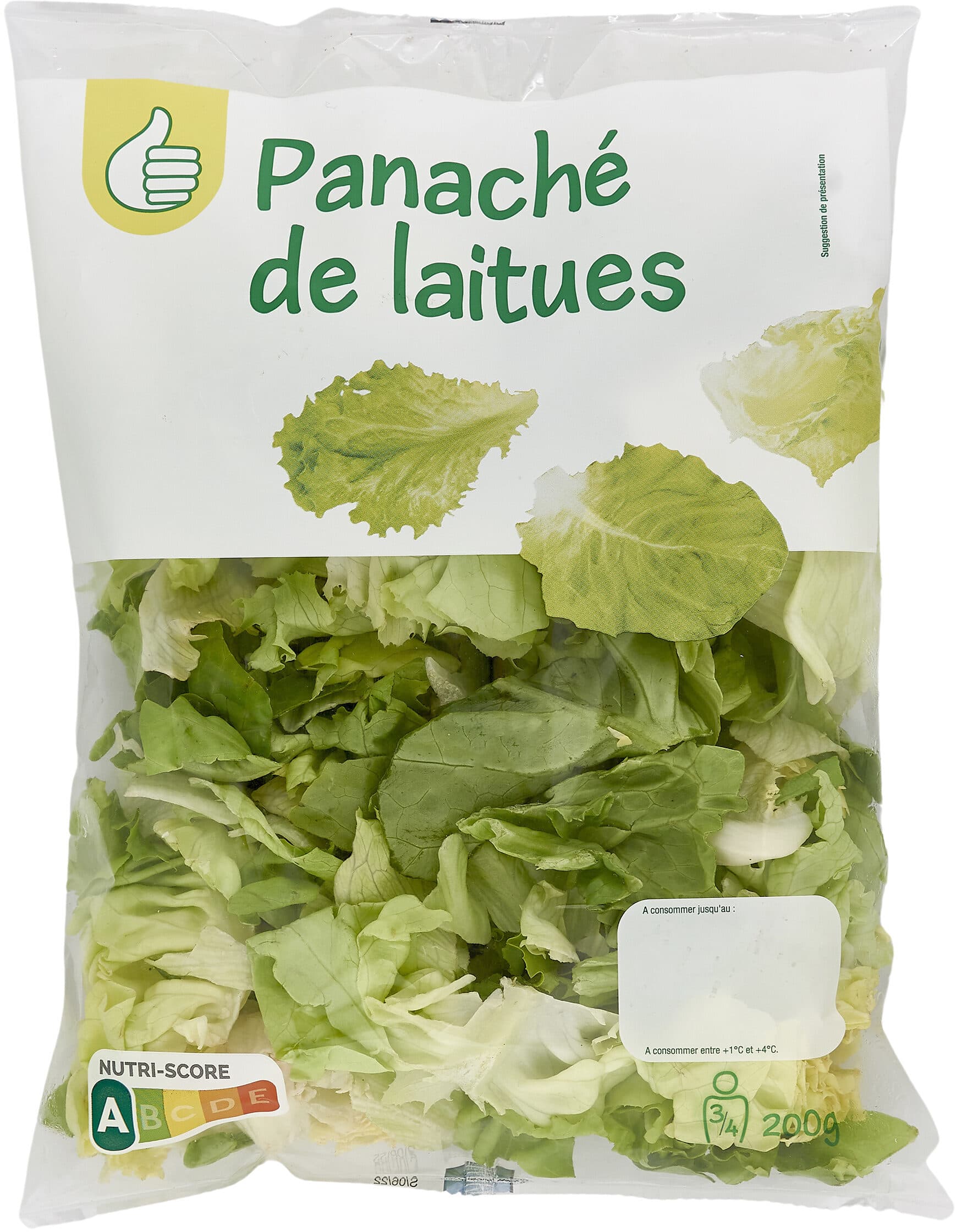 Auchan Panache de laitues packshot
