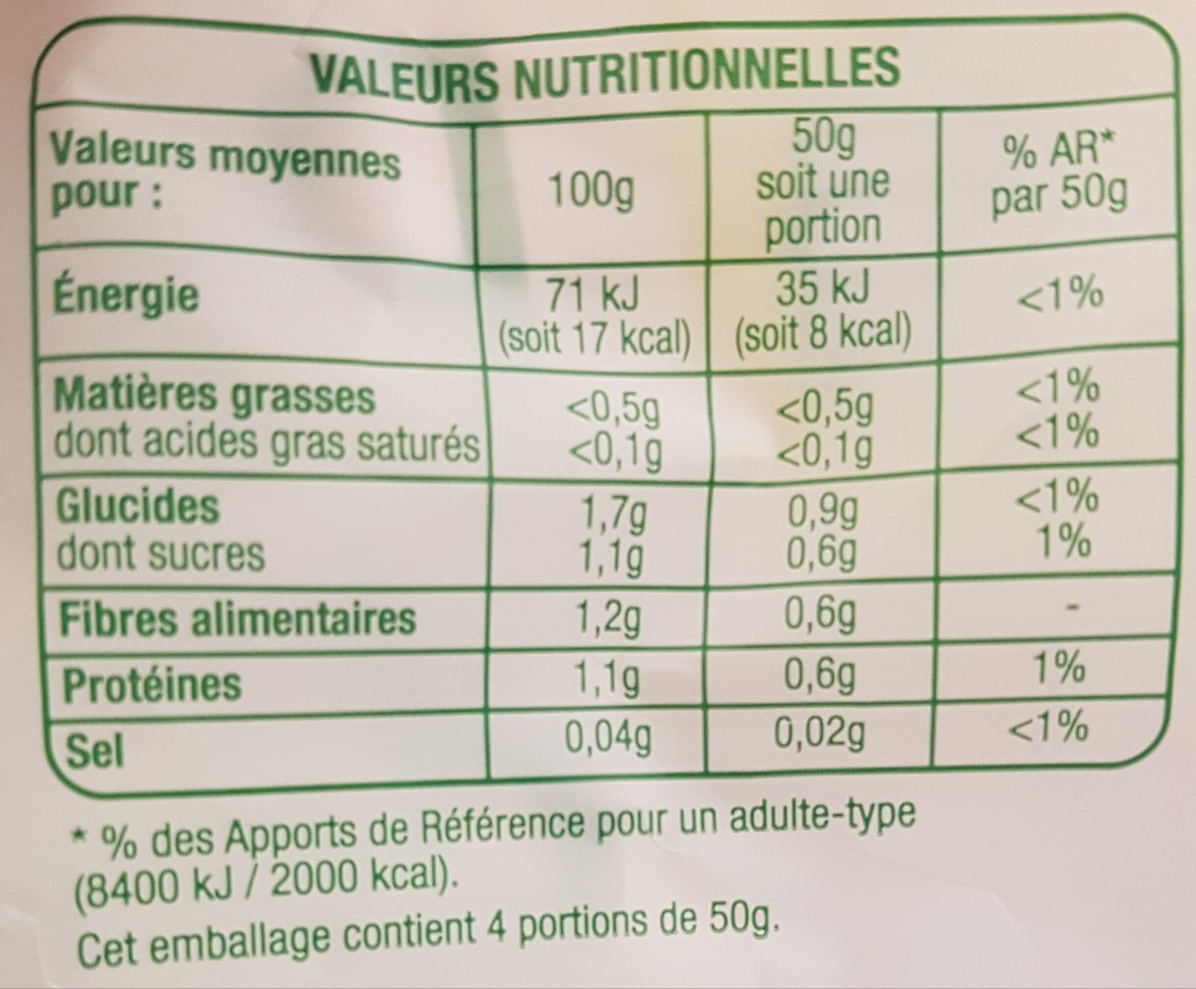 Auchan Panache de laitues packshot
