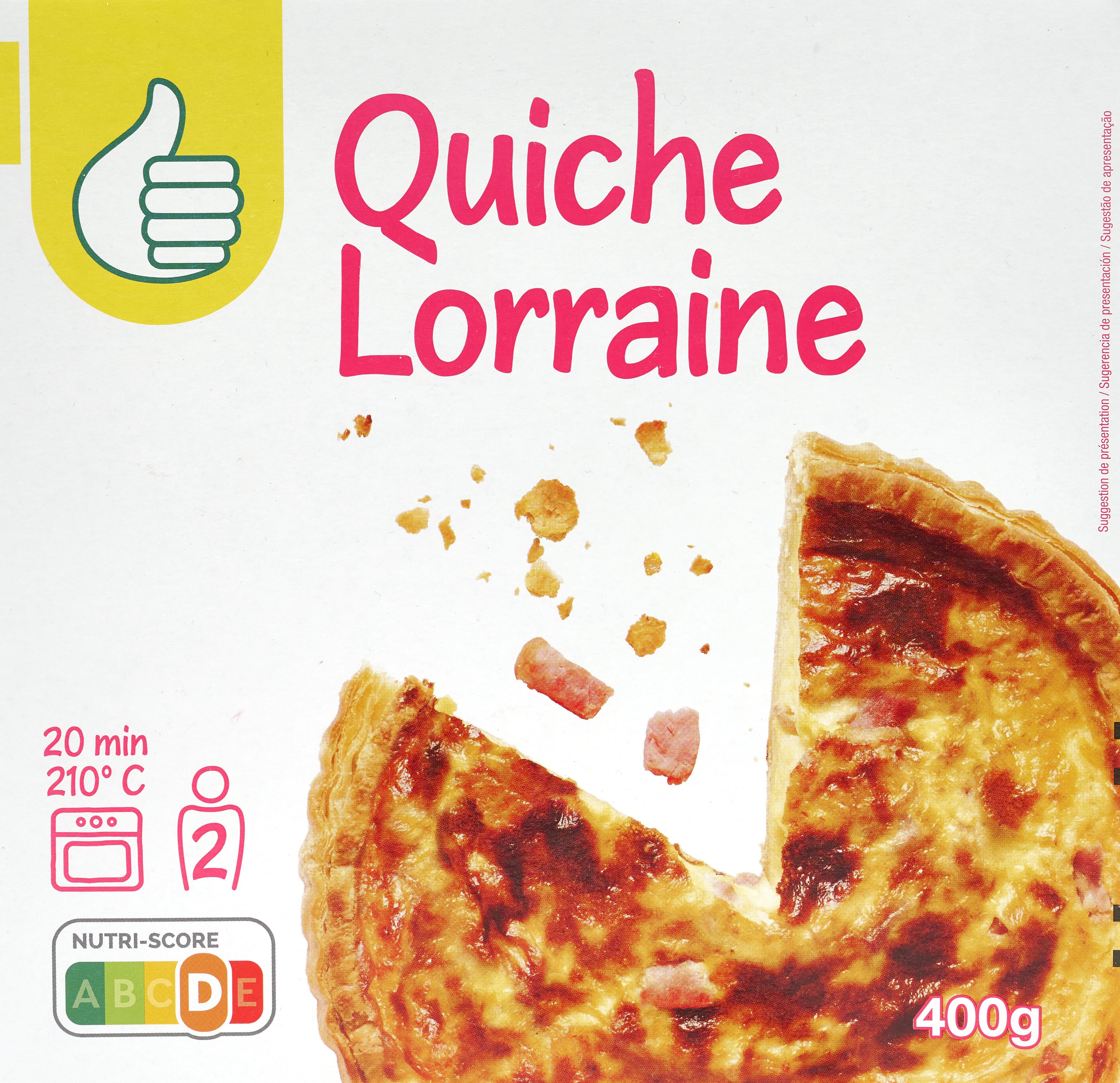 Auchan Quiche lorraine packshot
