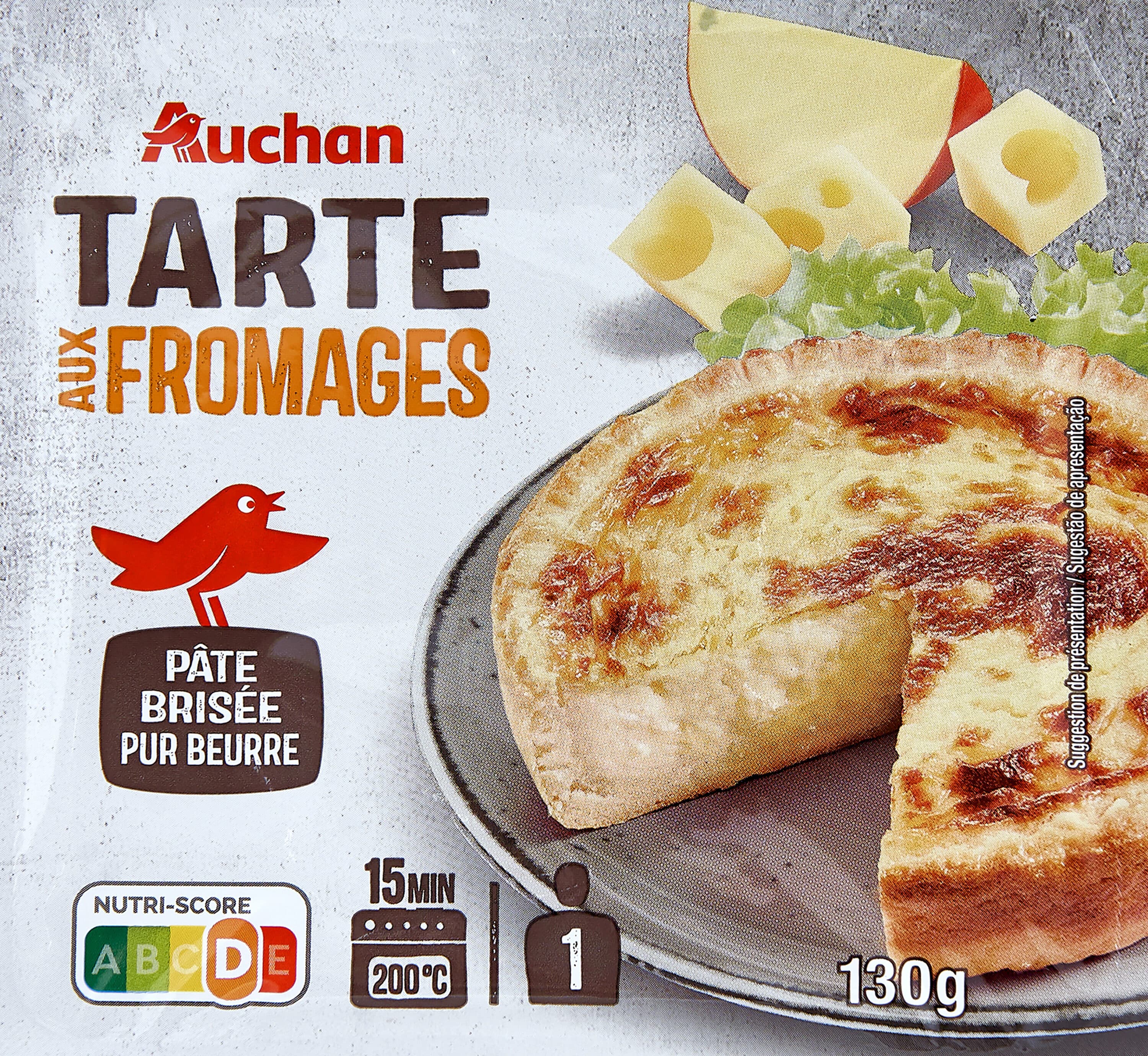 Auchan Tarte aux fromages packshot