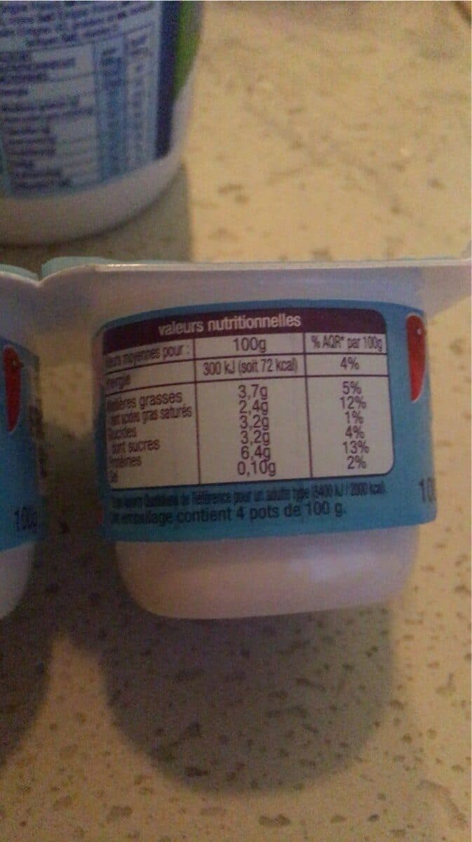 Auchan Doux et onctueuxfromage fraisdemi ecreme packshot