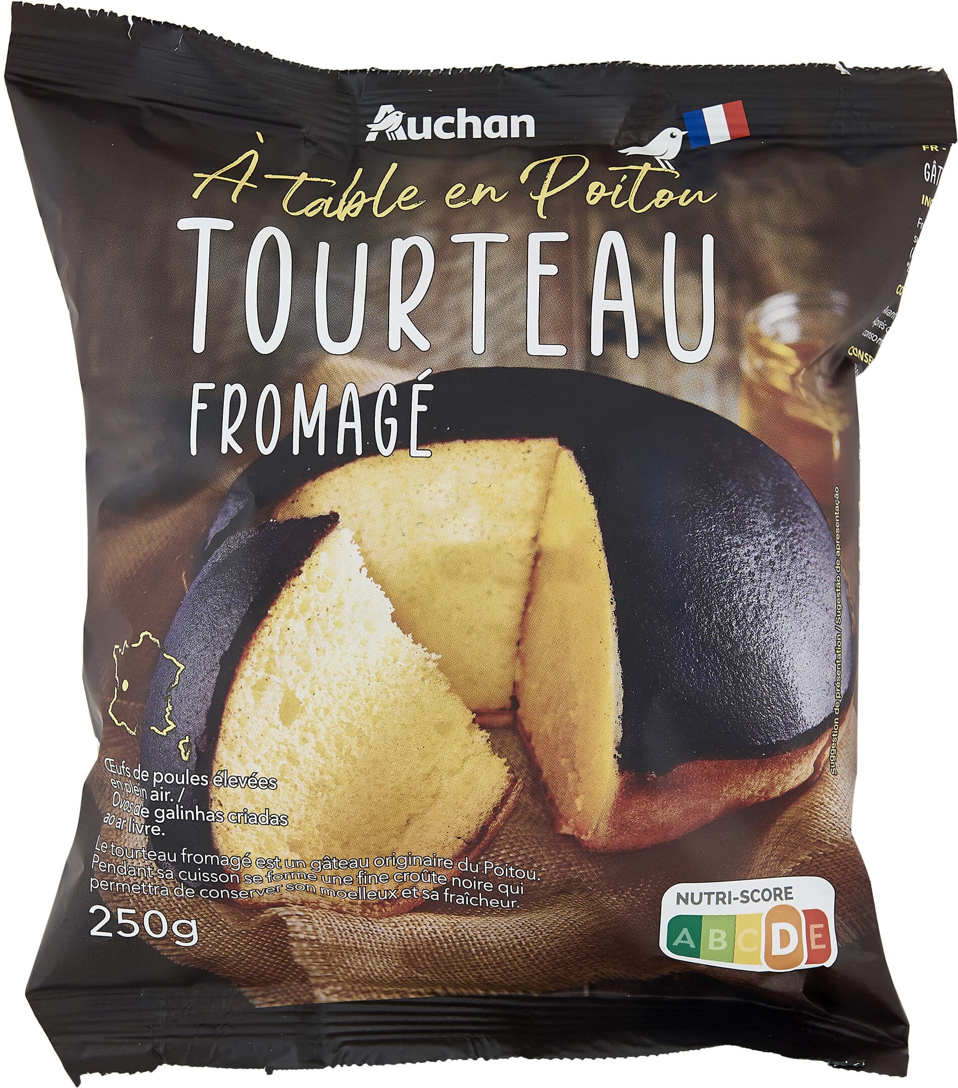 Auchan Tourteau fromagé packshot