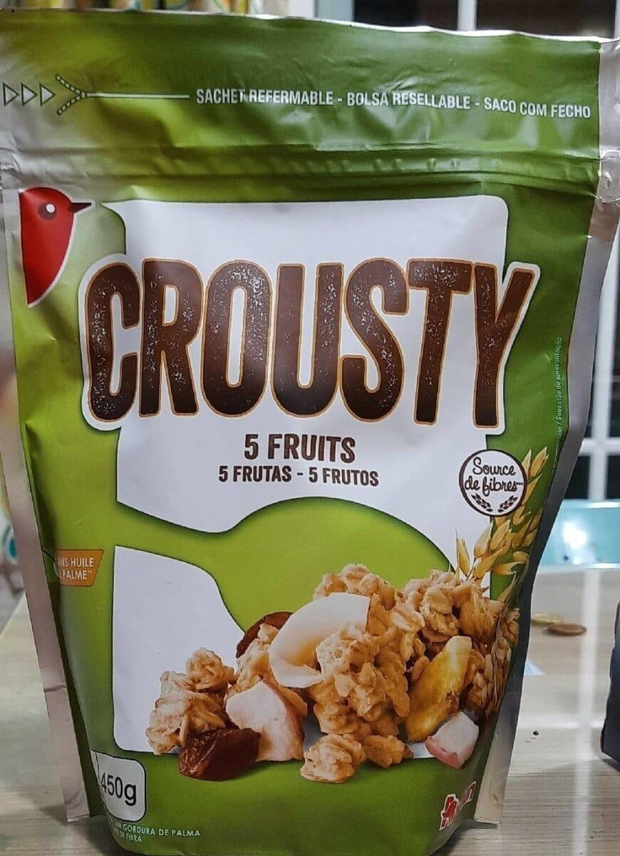 Auchan Crousty 5 Fruits packshot