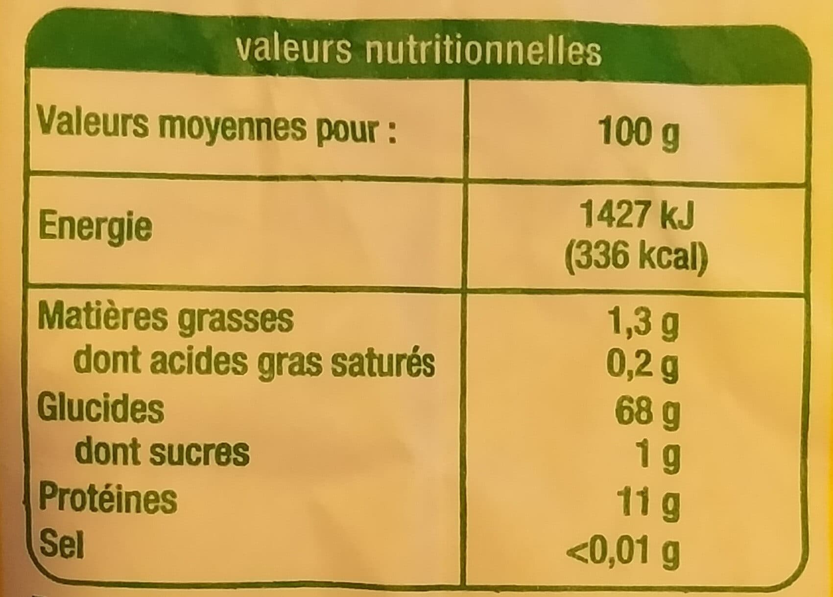 Auchan Auchan Bio Farine de blé semi complète bio bio packshot