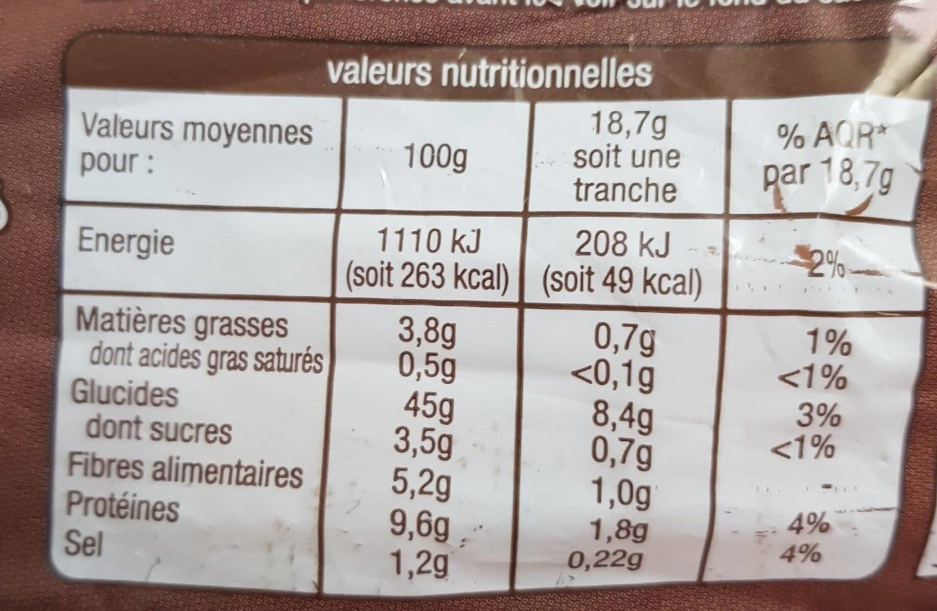 Auchan Pain de mie extra moelleux complet packshot