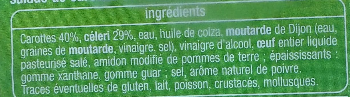 Auchan DUO DE CRUDITES CAROTTE et CELERI A LA MOUTARDE packshot