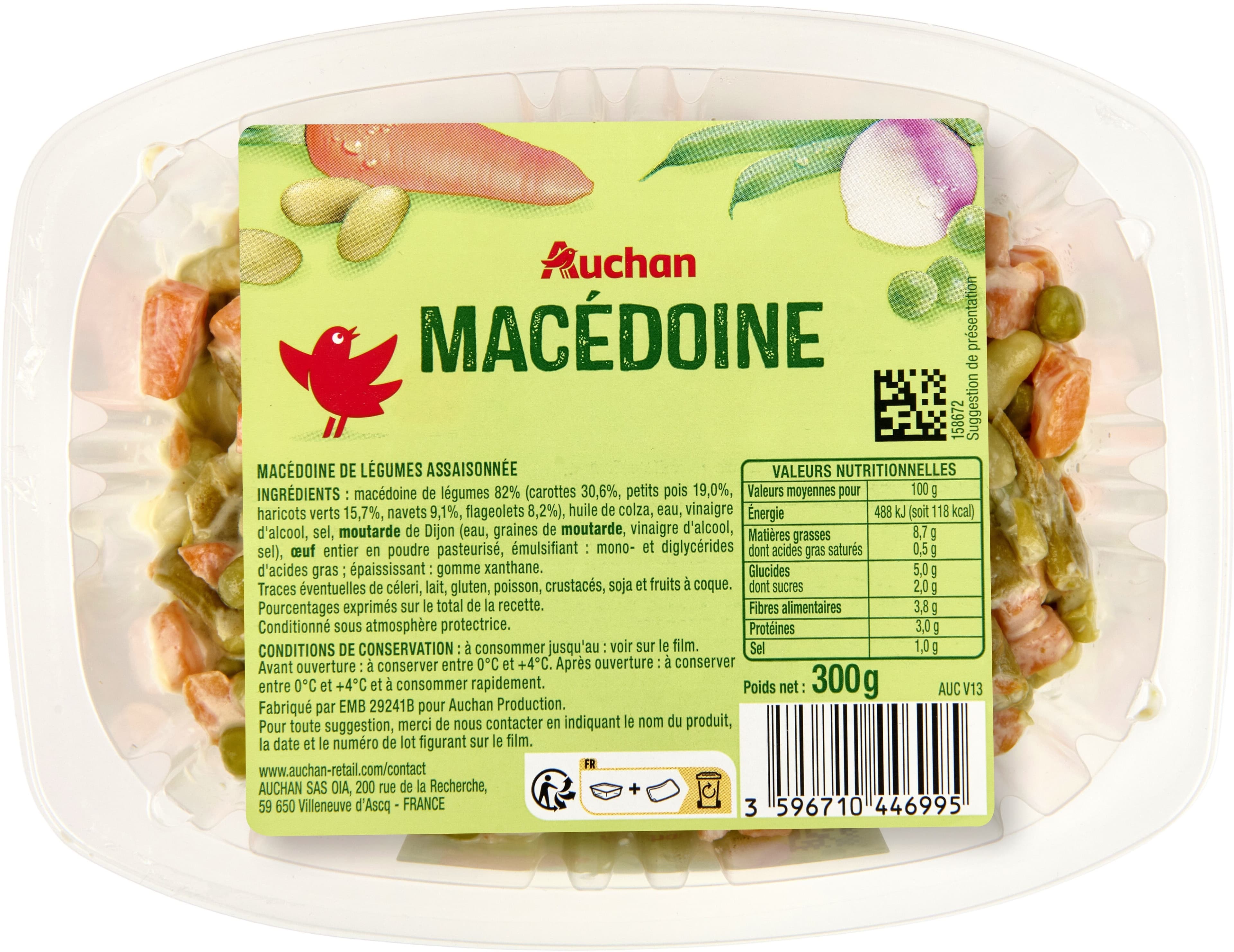 Auchan Macédoine packshot
