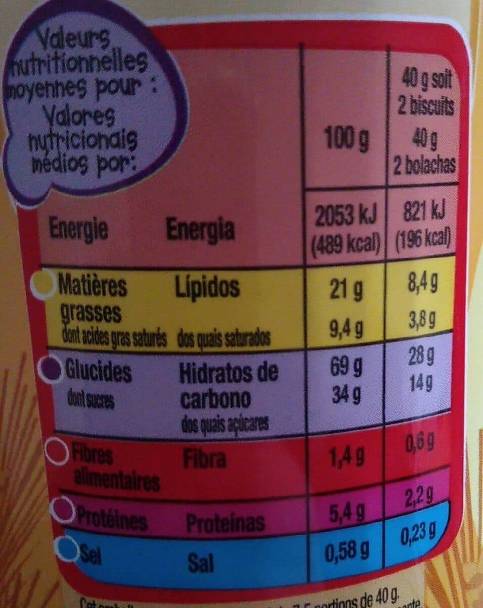 Rik & Rok Biscuit fourrés goût vanille packshot