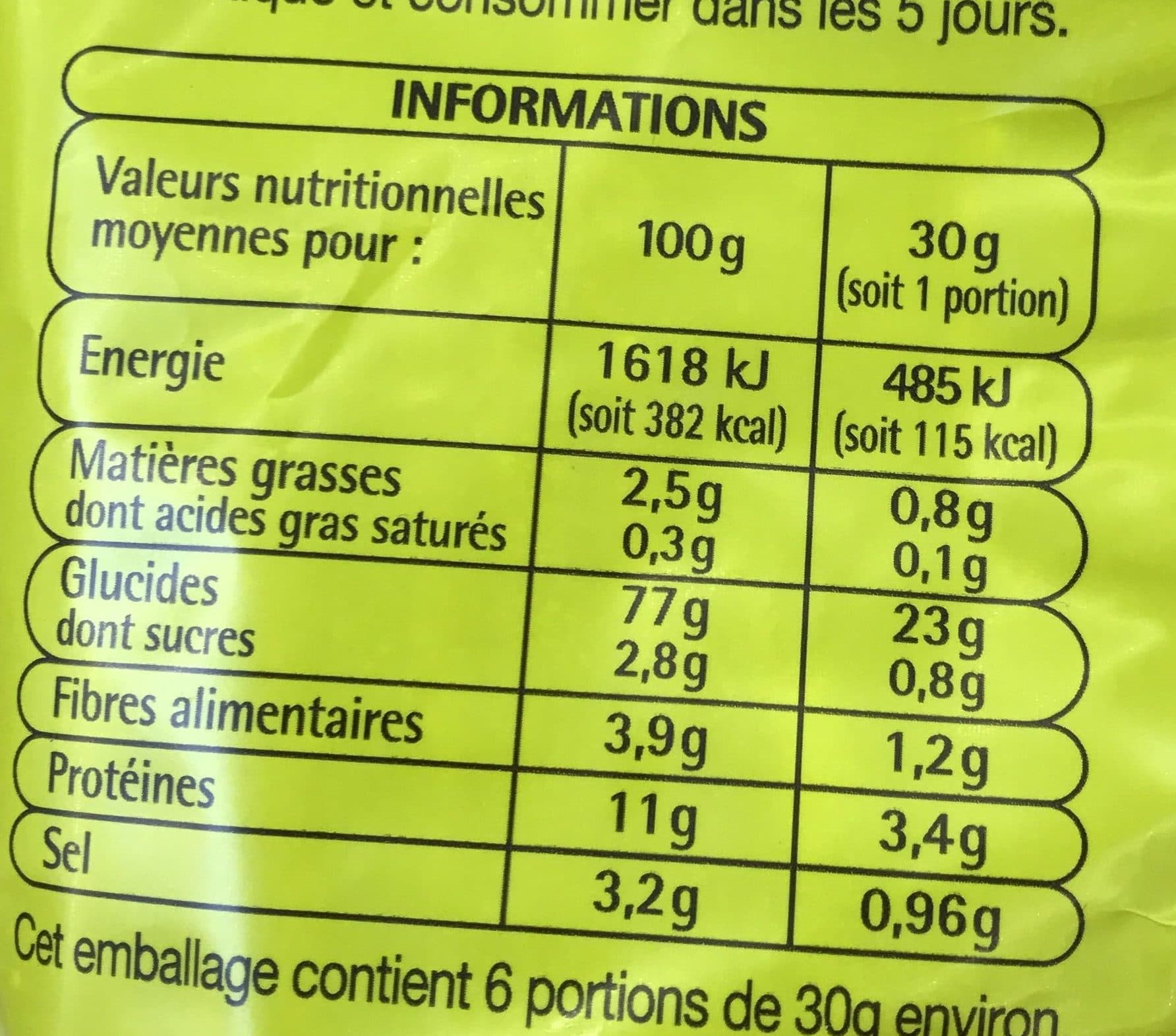 Auchan Sticks salés packshot