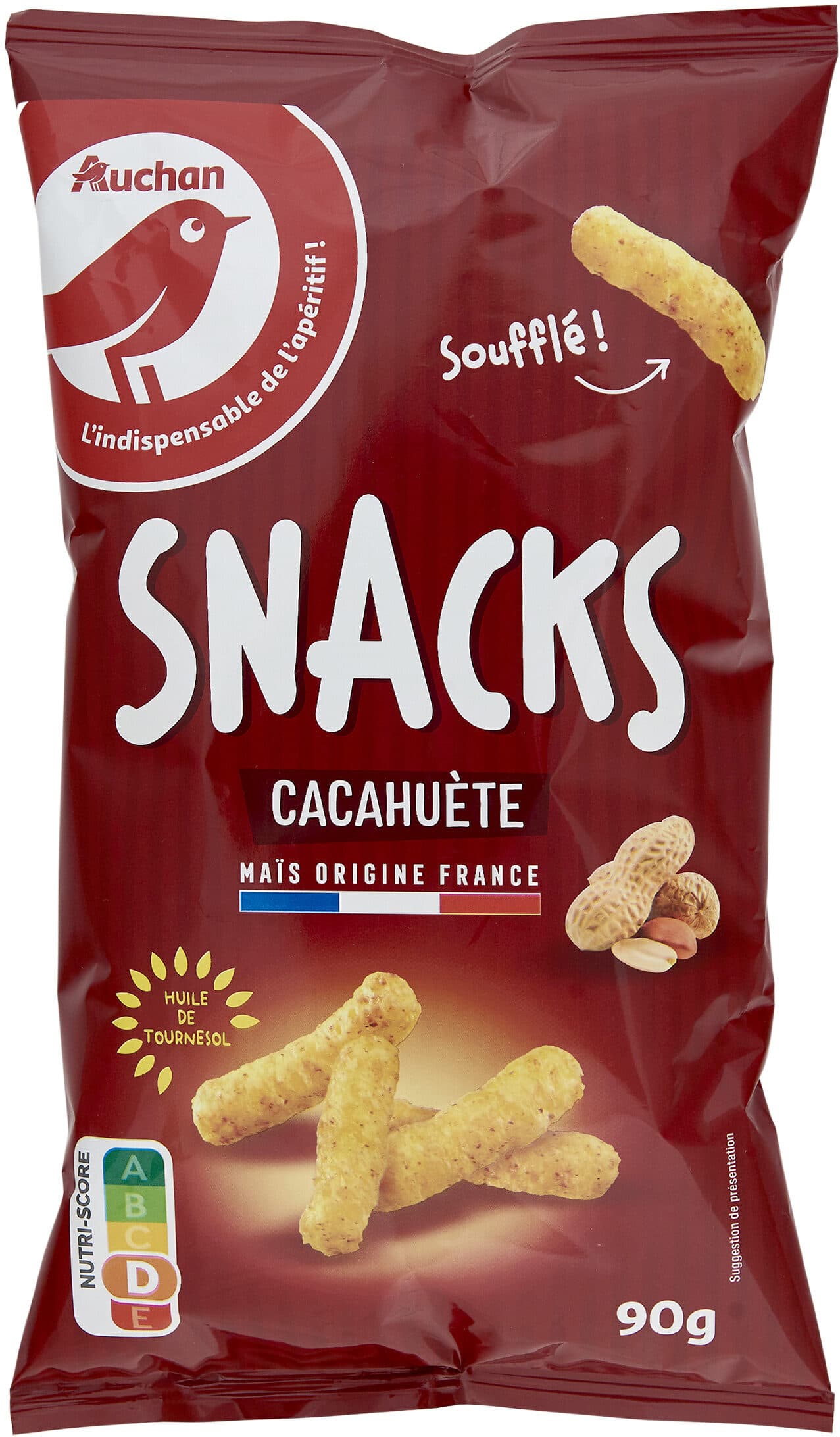 Auchan Snacks Cacahuète packshot
