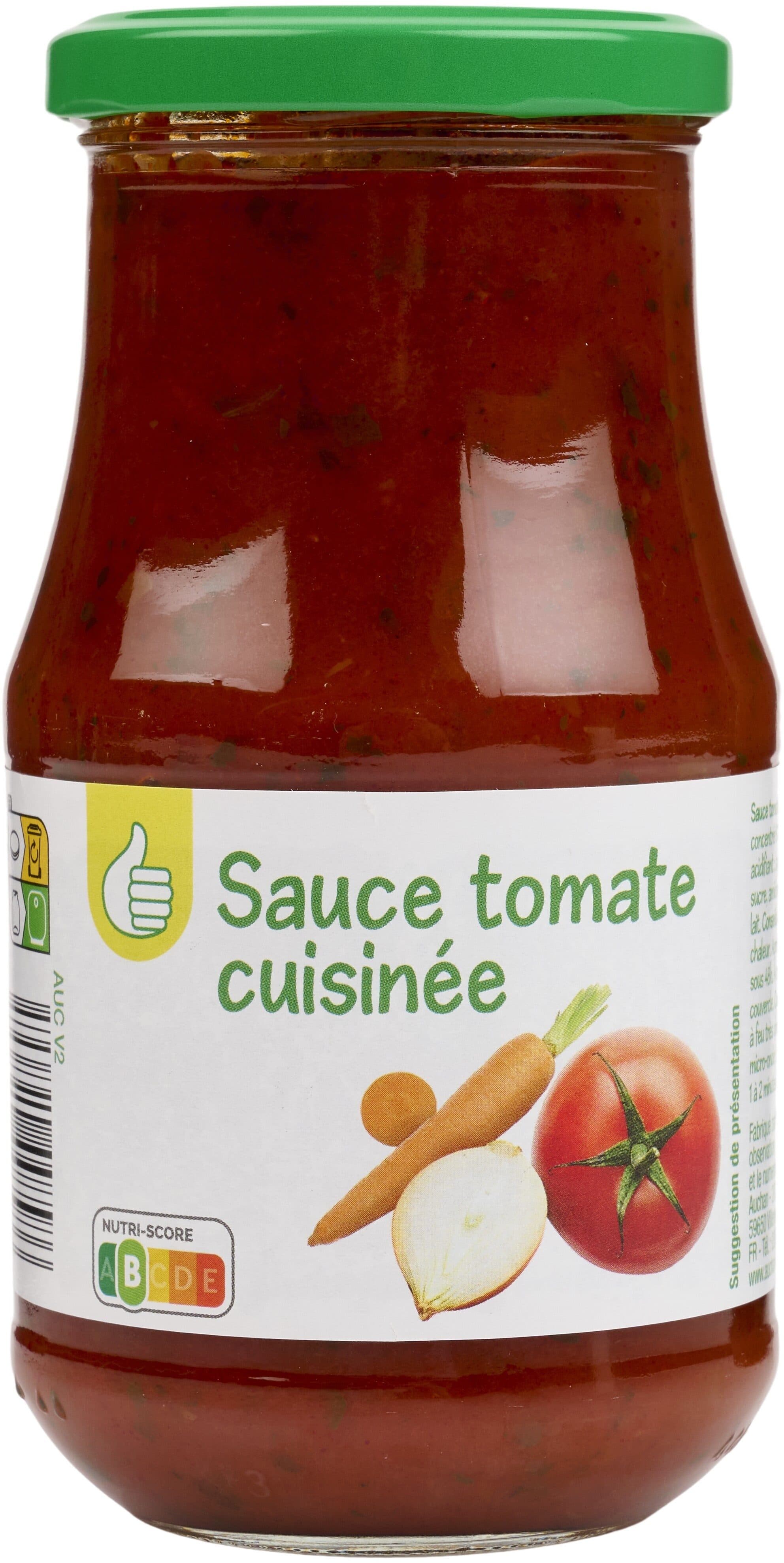 Auchan Sauce tomate cuisinée packshot