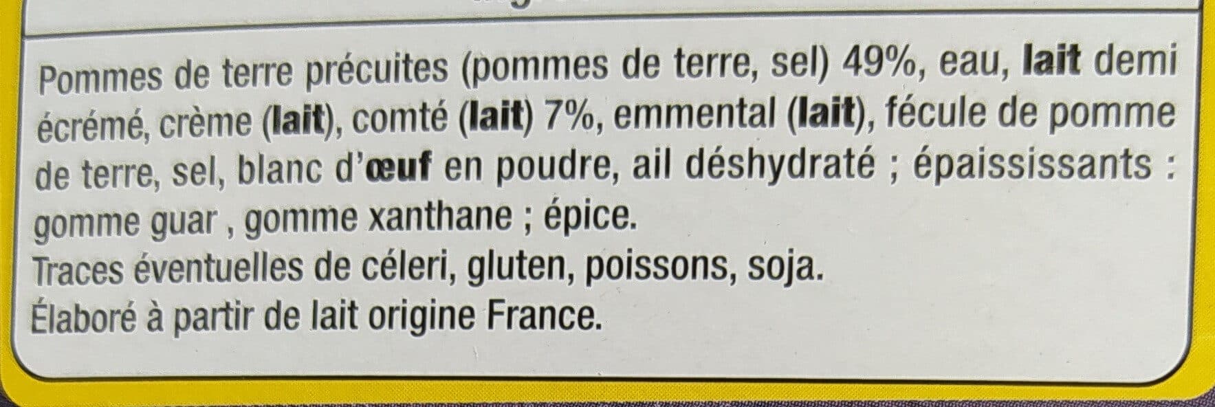 Auchan Mini gratin dauphinois à la crème fraîche et au comté packshot