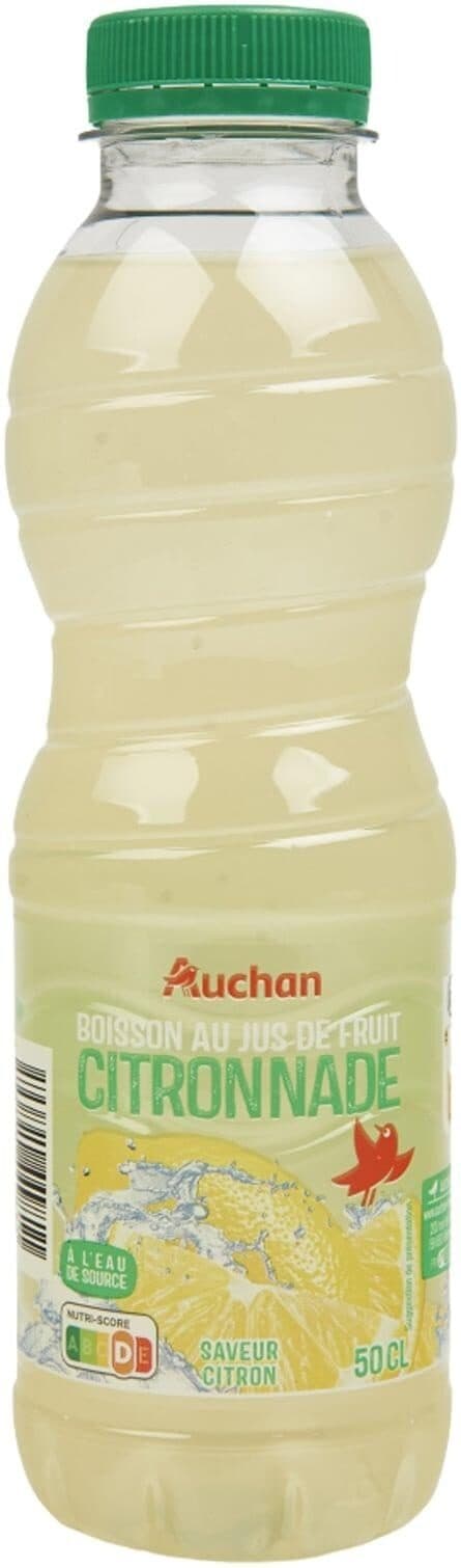 Auchan Boisson au jus de fruit - Citronnade - saveur citron packshot