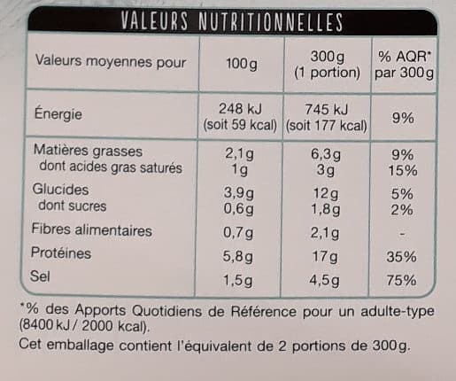 Auchan Moules cuisinées à la marinière - moules de pleine mer packshot
