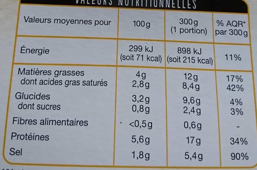 Auchan Moules cuisinées à la crème packshot