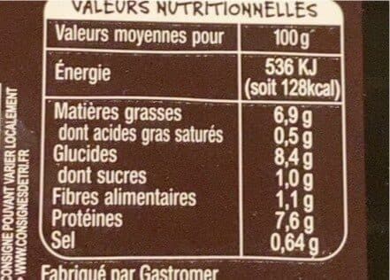 Auchan Brandade de morue parmentière packshot