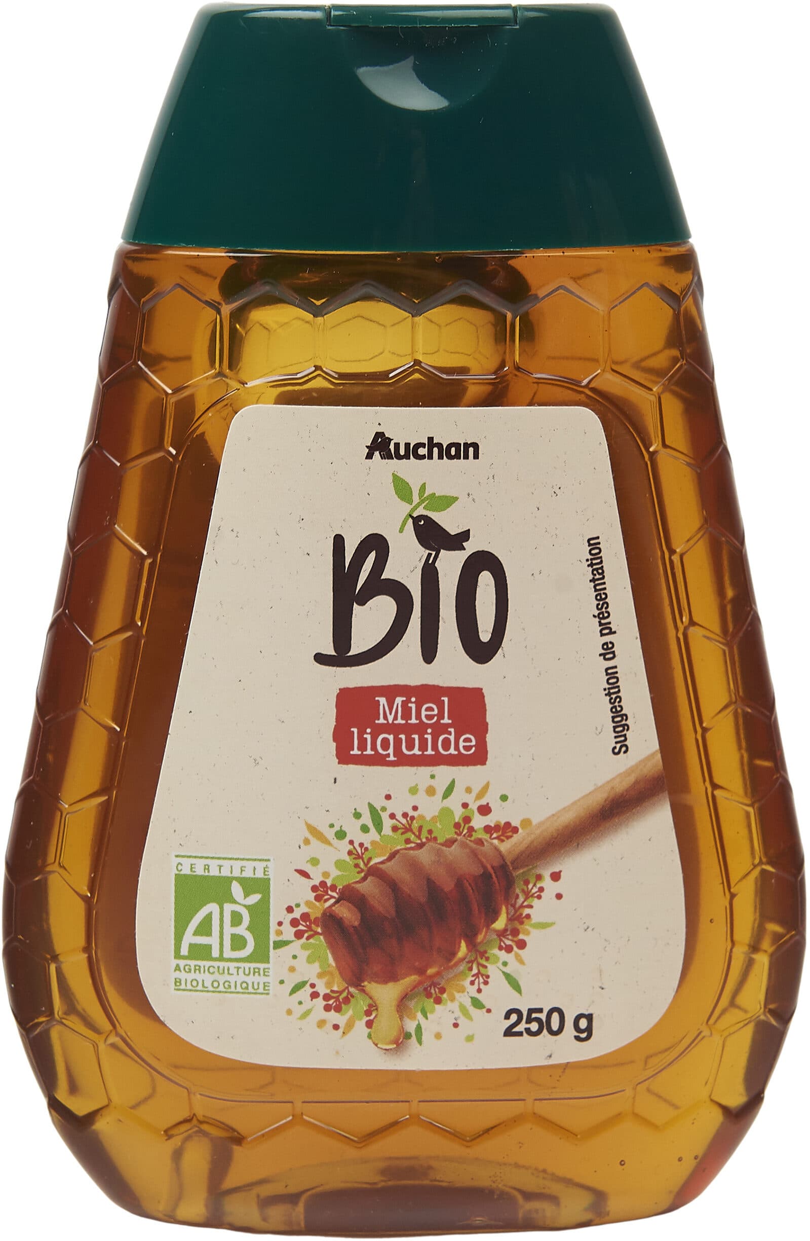 Auchan Miel liquide Bio packshot