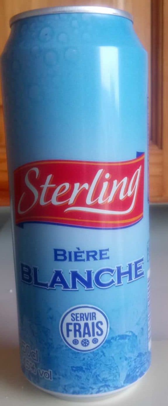 Sterling Bière blanche packshot