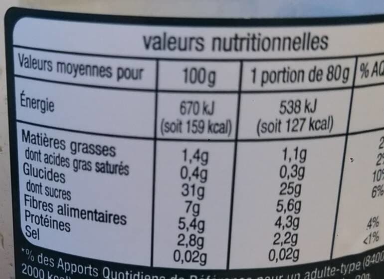 Auchan Châtaignes entières cuites packshot